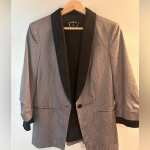 Bebe snake print blazer